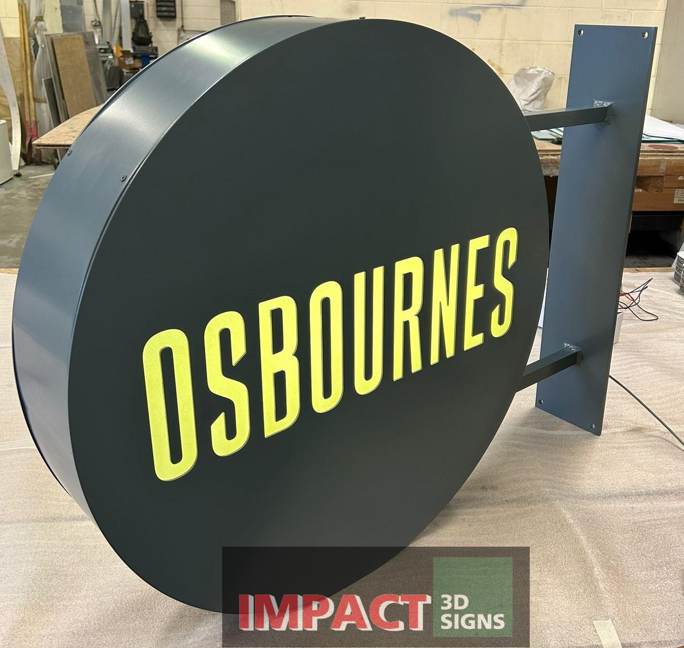 3d Projection Sign Projecting & Hanging Signs – Impact3dsigns